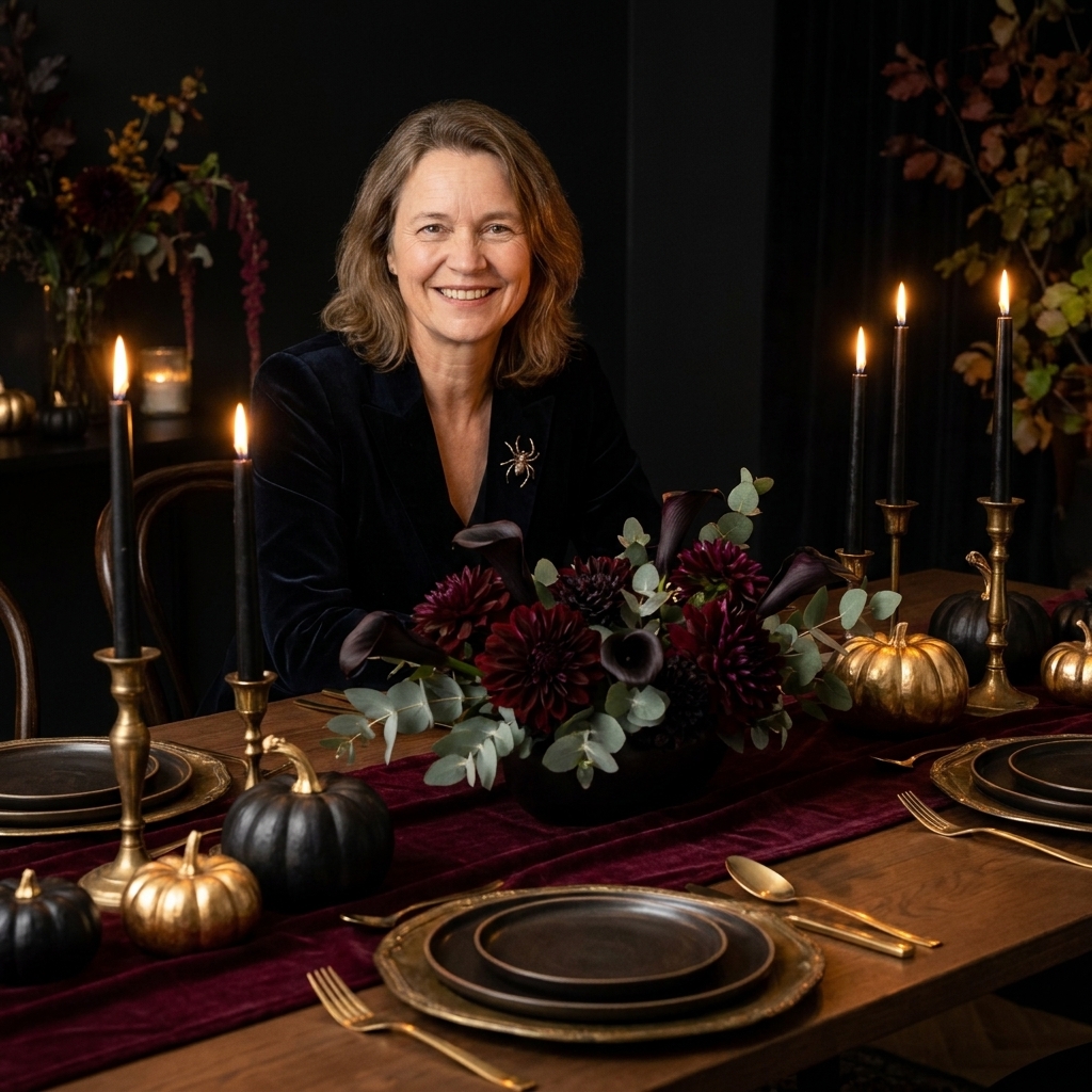 Chic Not Shriek: Elegant Halloween Dining Room Decor