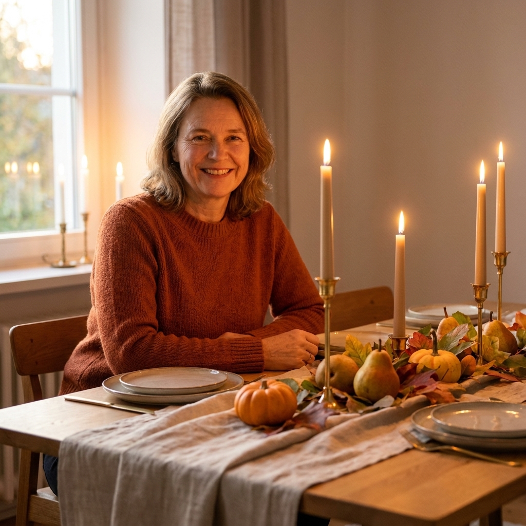 Fall Harvest Dinner Party Tablescape